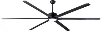 Industrial Fan, Spec. CP96-LEDBK, 96'' Fan, MBK Color, Downrod Mount, Zinc Ball Hanger, 8'' LE (801|CP96-LEDBK)