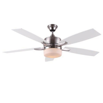 CFan 52'', Kori, BN, 5 Blades Grey/White, Dual Mount, Flat Opal Glass, 2x60W Type A (801|CF52KOR5BN)