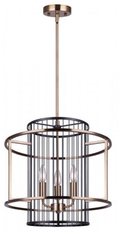 TRIXY Matte Black Chandelier (801|ICH743B03BKG17)