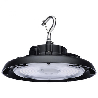 Wattage 80W/100W/120W and CCT Selectable 3K/4K/5K LED UFO High Bay; 120-347 Volt; Black Finish (81|65/770R3)