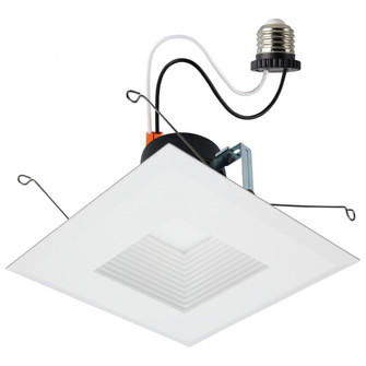 Field Selectable LED Downlight Retrofit; Deep Baffle; 8/10.5/13.5 Watts; 27K/30K/35K/40K/50K CCT; (27|S11885)