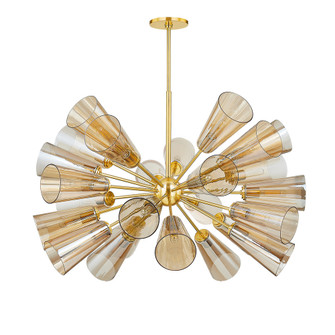 HARTWOOD CHANDELIER (57|2045-AGB)
