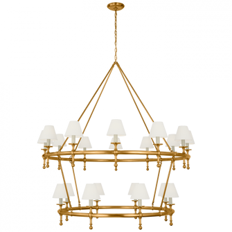 Classic 54'' Two-Tier Ring Chandelier (279|CHC 5825AB-L)