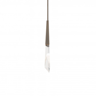 Solitude Mini Pendant in Antique Nickel with Optic Haze Quartz (1118061|BPD31419-AN)