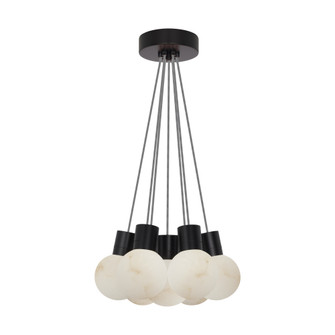 Mina Alabaster 7-Light Small Chandelier (7355|SLCH543WDIB)