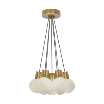 Mina Alabaster 7-Light Small Chandelier (7355|SLCH543WDIHAB)