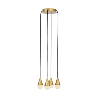 Cupola Alabaster 4 Light Chandelier (7355|SLCH51330HAB)