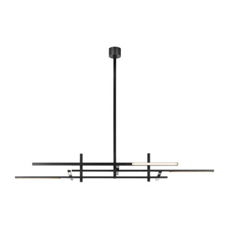 Cityscape Stacked X-Large Linear Chandelier (7355|SLLS56227CCBZ)