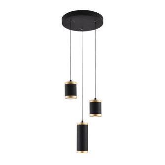 Cuff-Multi-Light Pendant (94|E22943-BKGLD)