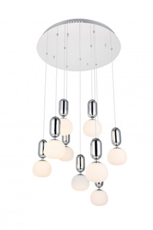 Lea 9 light in Chrome Pendant (758|5107D9C)