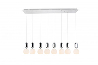 Lea 8 light in Chrome Pendant (758|5107D8C)