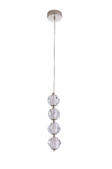 Jackie 4 Light LED Pendant in Polished Nickel (20|59490-PLN-LED)