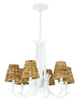 Kokomo 6 Light Chandelier in Matte White (20|58326-MWW)