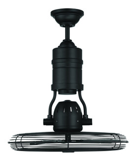 Bellows III 18'' 3-Blade Indoor/Outdoor (Damp) Ceiling Fan in Flat Black w/ Flat Black Blades; No (20|BW321FB3)