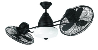 Bellows II 48'' 6-Blade Indoor/Outdoor (Damp) Ceiling Fan in Flat Black w/ Flat Black Blades (20|BW248FB6)