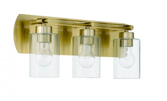 Hendrix 3 Light Vanity in Satin Brass (20|17621SB3)