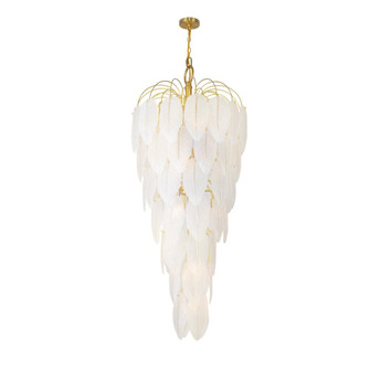 Alessia Collection 21-Light Chandelier Brushed Brass (12|AC11784BR)