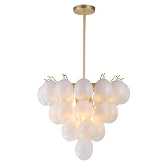 Globo Collection 9-Light Chandelier Brass (12|AC11999WH)