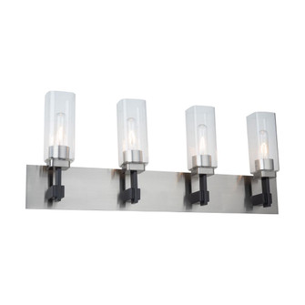 Arlington Collection 4-Light Bathroom Vanity Fixture Satin Nickel (12|AC11944SN)