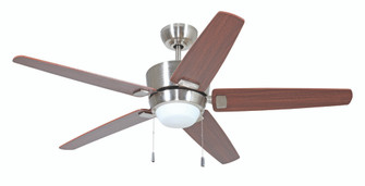 Atara 52'' Ceiling Fan with Blades and Light in Brushed Polished Nickel (20|ATA52BNK5)