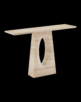 Demi Travertine Console Table (92|3000-0286)