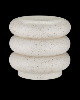 Cusani Ivory Terrazzo Stool (92|2000-0044)