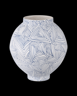 Blue Zag Large Vase (92|1200-0866)