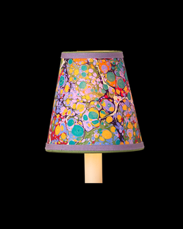 Marble Multi-Color Paper Tapered Chandelier Shade (92|0900-0033)