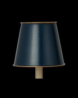 Tole Blue Tapered Chandelier Shade (92|0900-0030)