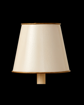 Tole Ivory Tapered Chandelier Shade (92|0900-0029)