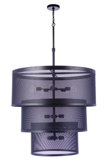 Mesh 12 Light Pendant in Flat Black (20|58992-FB)