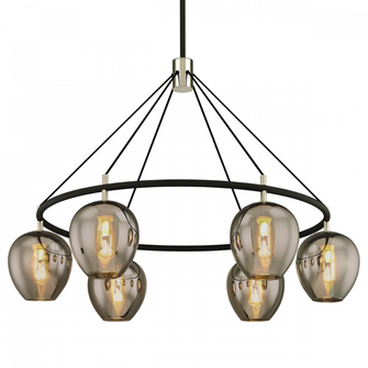 Iliad Chandelier (52|F6216-TBK/PN)