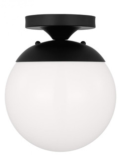 Leo - Hanging Globe 1-Light LED Wall / Ceiling Semi-flush Mount in Midnight Black Finish (7725|7518EN3-112)