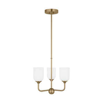 Emile Small Chandelier (38|GLC1073EN3/SB)