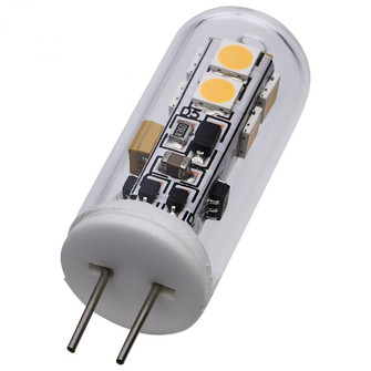 2 Watt T4 LED; Clear Finish; Bi Pin G4 Base; 3000K; 12 Volt (27|S12310)