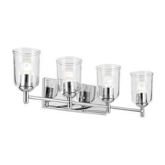 Shailene 29.75'' 4-Light Vanity Light with Clear Glass in Chrome (10687|45575CHCLR)