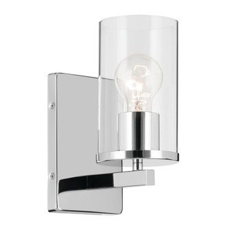 Crosby 4.5'' 1-Light Wall Sconce with Clear Glass in Chrome (10687|45495CHCLR)