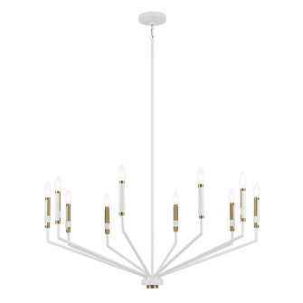 Armand 38.25'' 10-Light Chandelier in White (10687|52348WH)