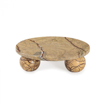 Regina Andrew Marlow Marble Plate Small (Brown) (5533|20-1537BRN)
