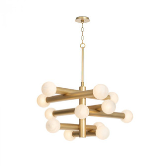 Regina Andrew Dion Chandelier (Natural Brass) (5533|16-1444NB)