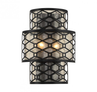 Mannheim 2-Light Wall Sconce in Matte Black (641|V6-L9-6102-2-89)