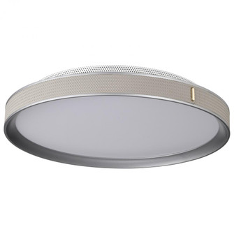 Bandon; 20 Inch LED Flush Mount; Gray with Off White Wrap; Acrylic Lens; Gray Finish (81|62/3022)