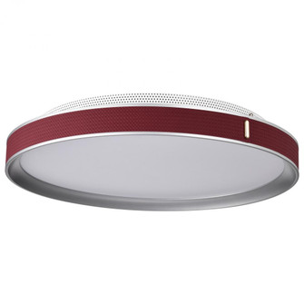 Bandon; 20 Inch LED Flush Mount; Gray with Red Wrap; Acrylic Lens; Gray Finish (81|62/3012)