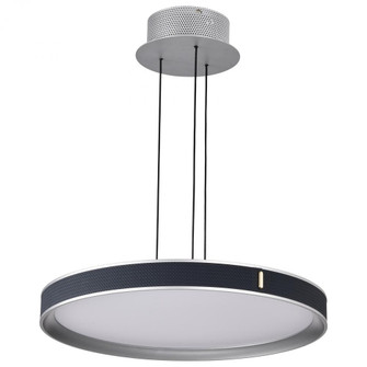 Bandon; 20 Inch LED Pendant; Gray with Blue Wrap; Acrylic Lens; Gray Finish (81|62/3001)