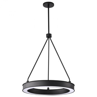Longford; 20 Inch LED Pendant; Textured Black; Acrylic Lens (81|62/2261)