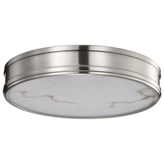 Kendall; 14 Inch LED Flush Mount; Brushed Nickel with Alabaster Glass (81|62/2111)