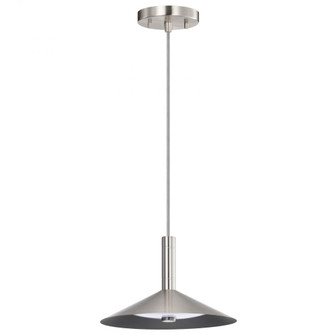 Corrine; 10 Inch LED Pendant; Brushed Nickel; 3K/4K/5K CCT Selectable (81|62/2081)