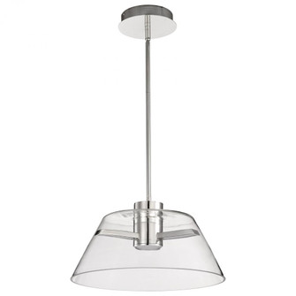 Edmond; 17 Inch LED Pendant; Polished Nickel (81|62/2052)