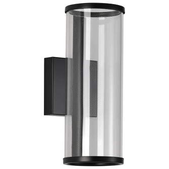 Vale; 12 Inch LED Sconce; Matte Black; Silk Screened Acrylic Lens (81|62/2042)