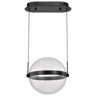 Arvada; 12 Inch LED Pendant; Matte Black; Etched Acrylic Lens (81|62/2032)